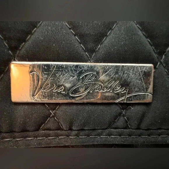 Vera Bradley | black microfiber women’s wallet. - Picture 2 of 15